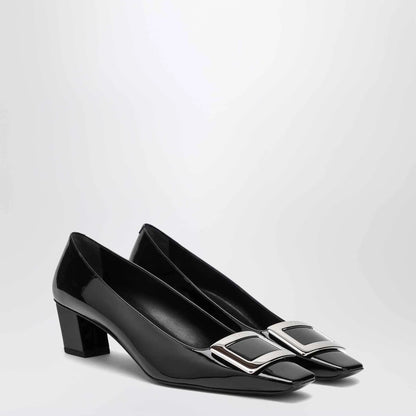ROGER VIVIER Belle Vivier patent leather black décolletés