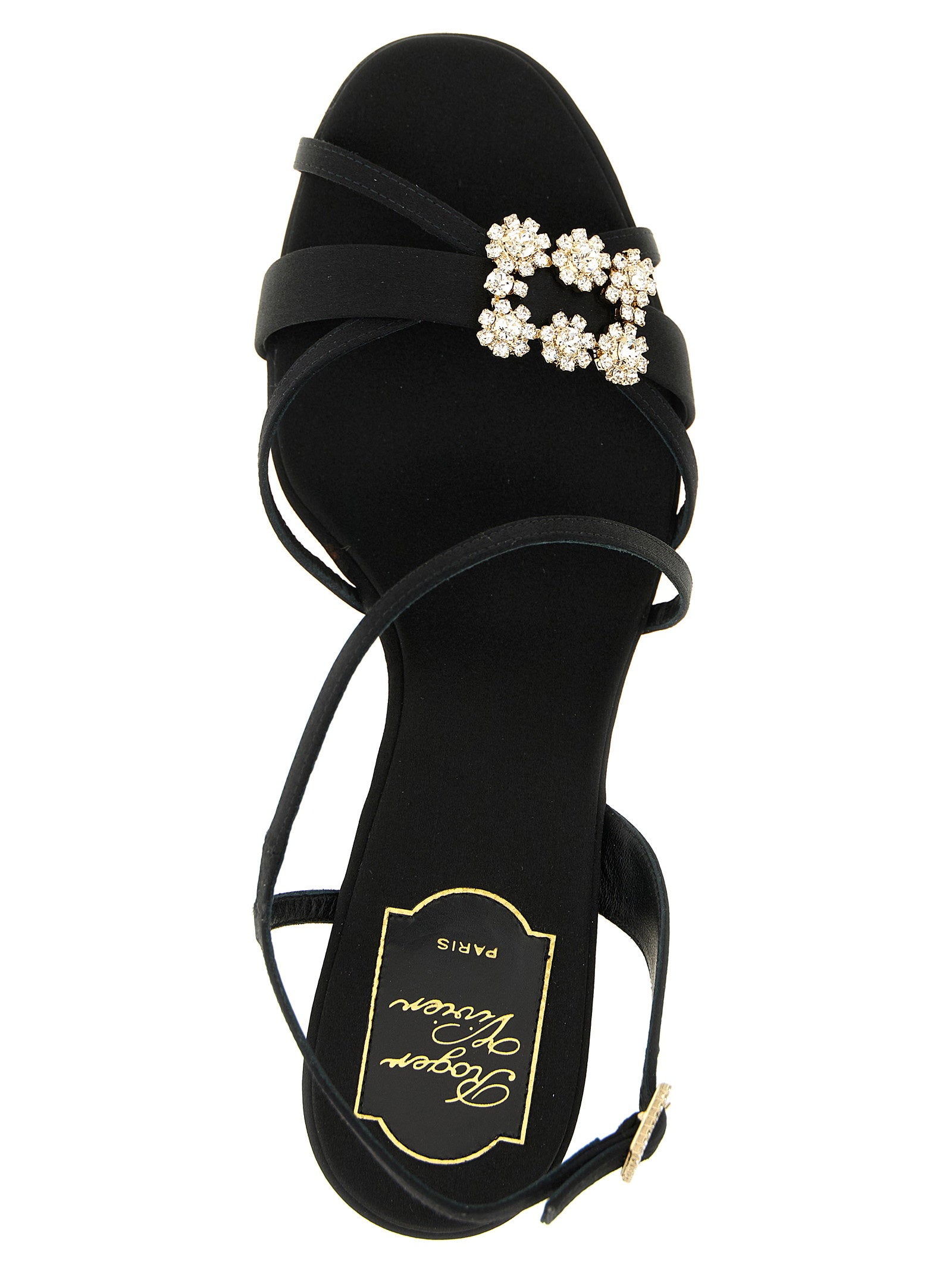 Roger Vivier Mini Flower Strass Sandals