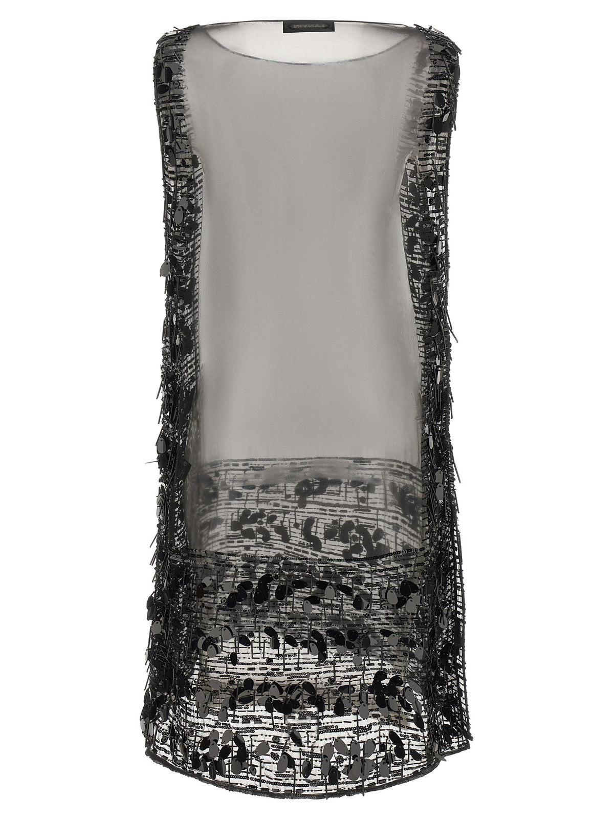 Lanvin Embroidered Silk Tunic Dress