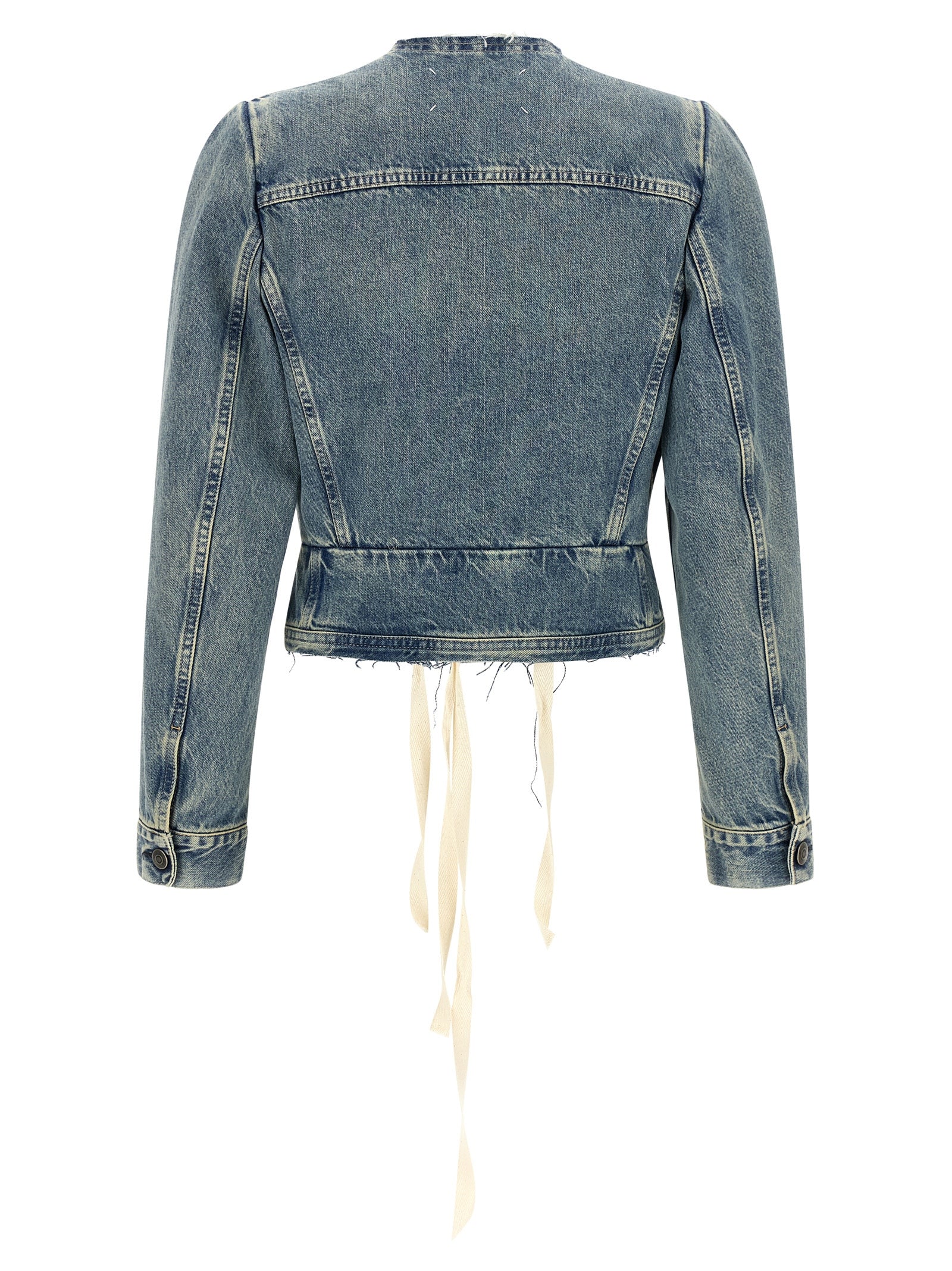 Maison Margiela Raw Cut Hem Denim Jacket