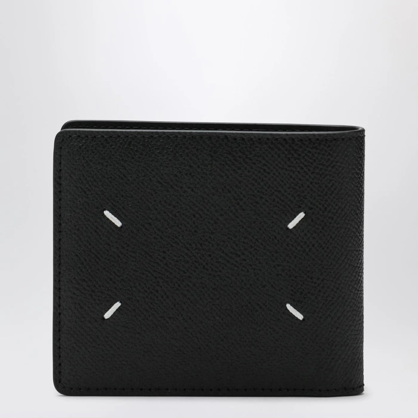 Maison Margiela Black bi-fold leather wallet