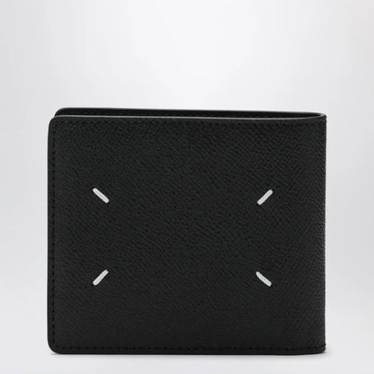 Maison Margiela Black bi-fold leather wallet