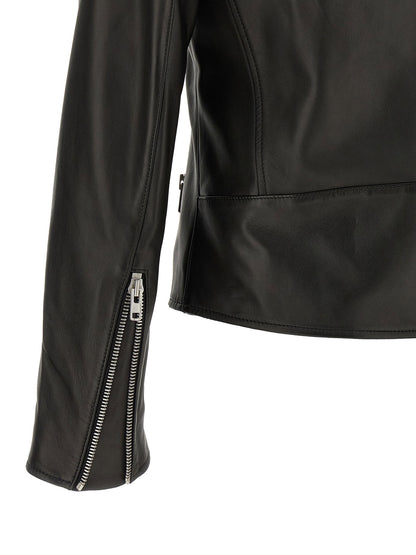 Maison Margiela 5-zip Leather Jacket
