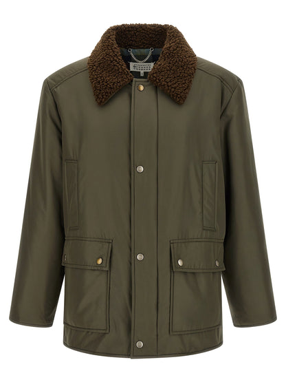 Maison Margiela Shearling Collar Parka