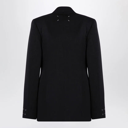 Maison Margiela Black double-breasted jacket in wool