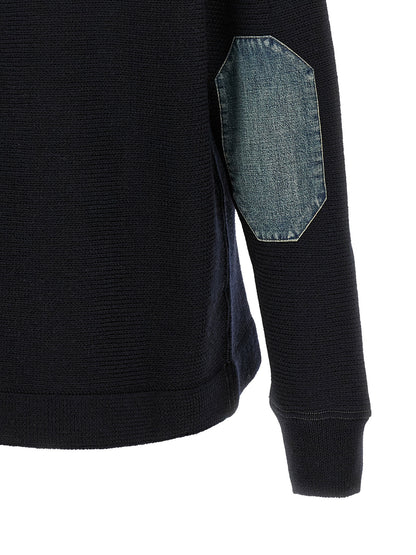 Maison Margiela Denim Patch Sweater
