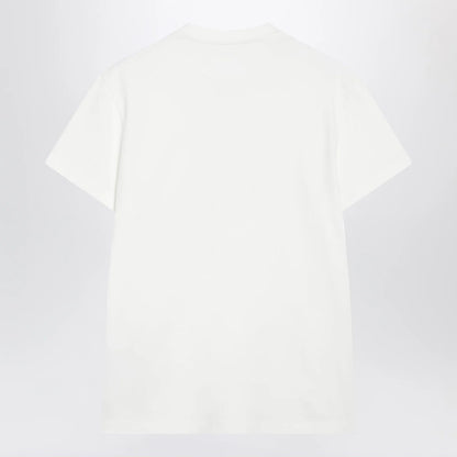 Maison Margiela Double-layer cotton T-shirt in white