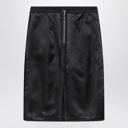 Maison Margiela Blue skirt with satin side panels
