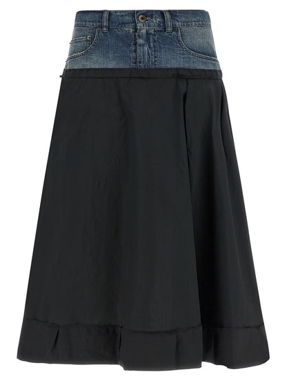 Maison Margiela Denim Insert Skirt