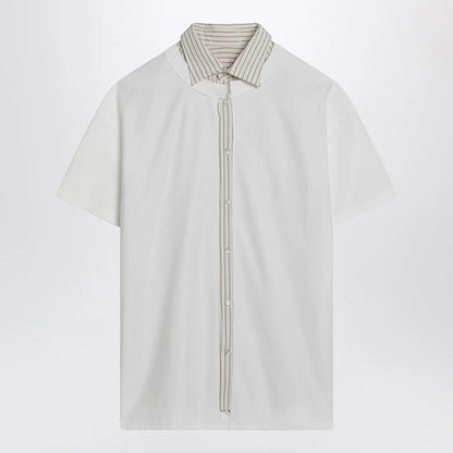 Maison Margiela White reversed shirt T-shirt