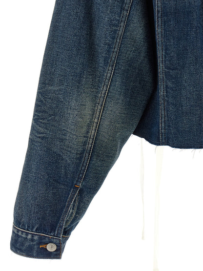 Mm6 Maison Margiela Tape Denim Jacket