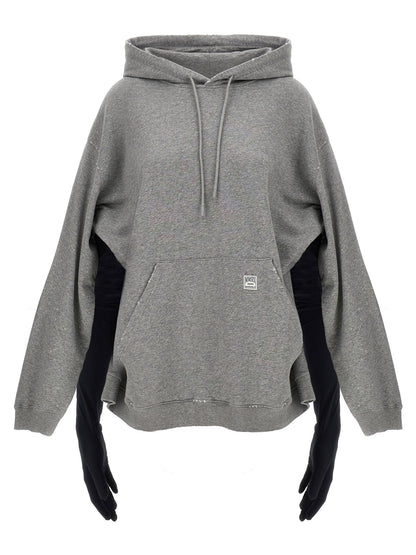 Mm6 Maison Margiela Hoodie Dress With Gloves
