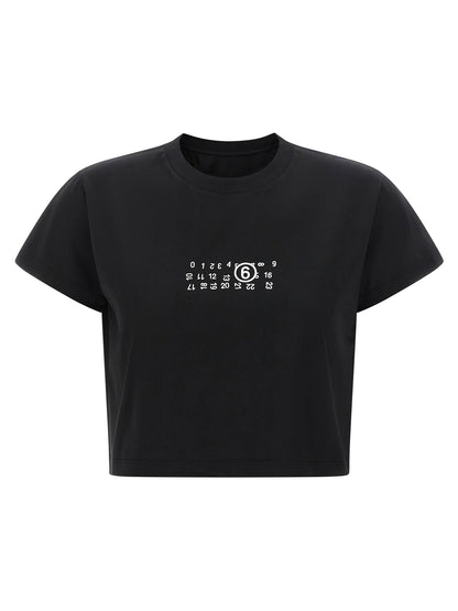 Mm6 Maison Margiela Upside-down Print T-shirt