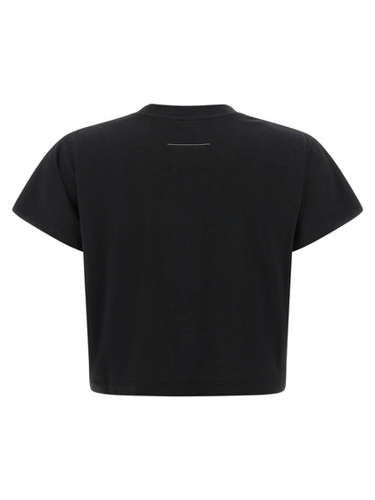 Mm6 Maison Margiela Upside-down Print T-shirt