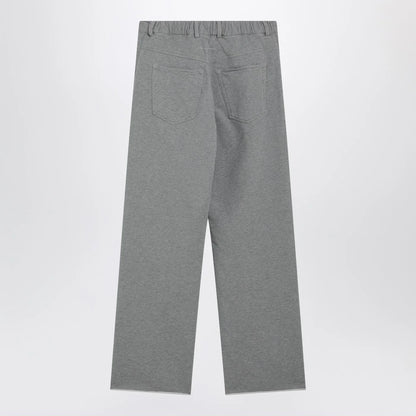 MM6 Maison Margiela Grey mélange cotton trousers