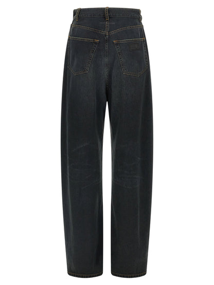 Mm6 Maison Margiela Asymmetrical Structure Jeans