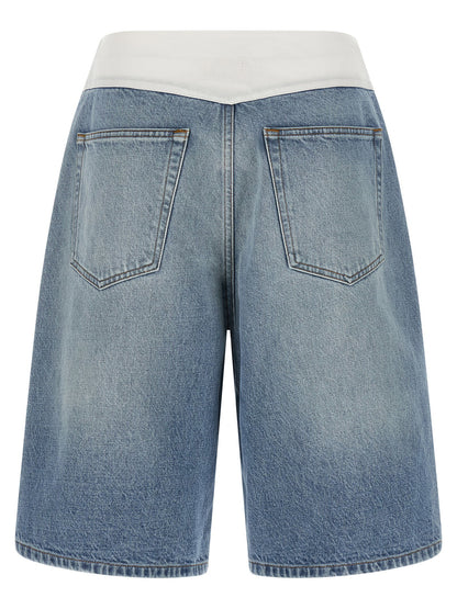 Mm6 Maison Margiela White Carré Bermuda Shorts