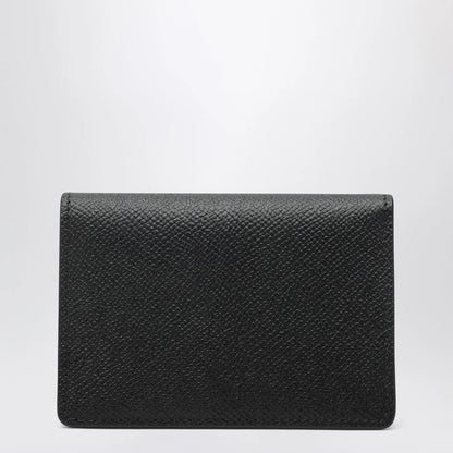 Maison Margiela Black leather credit card holder