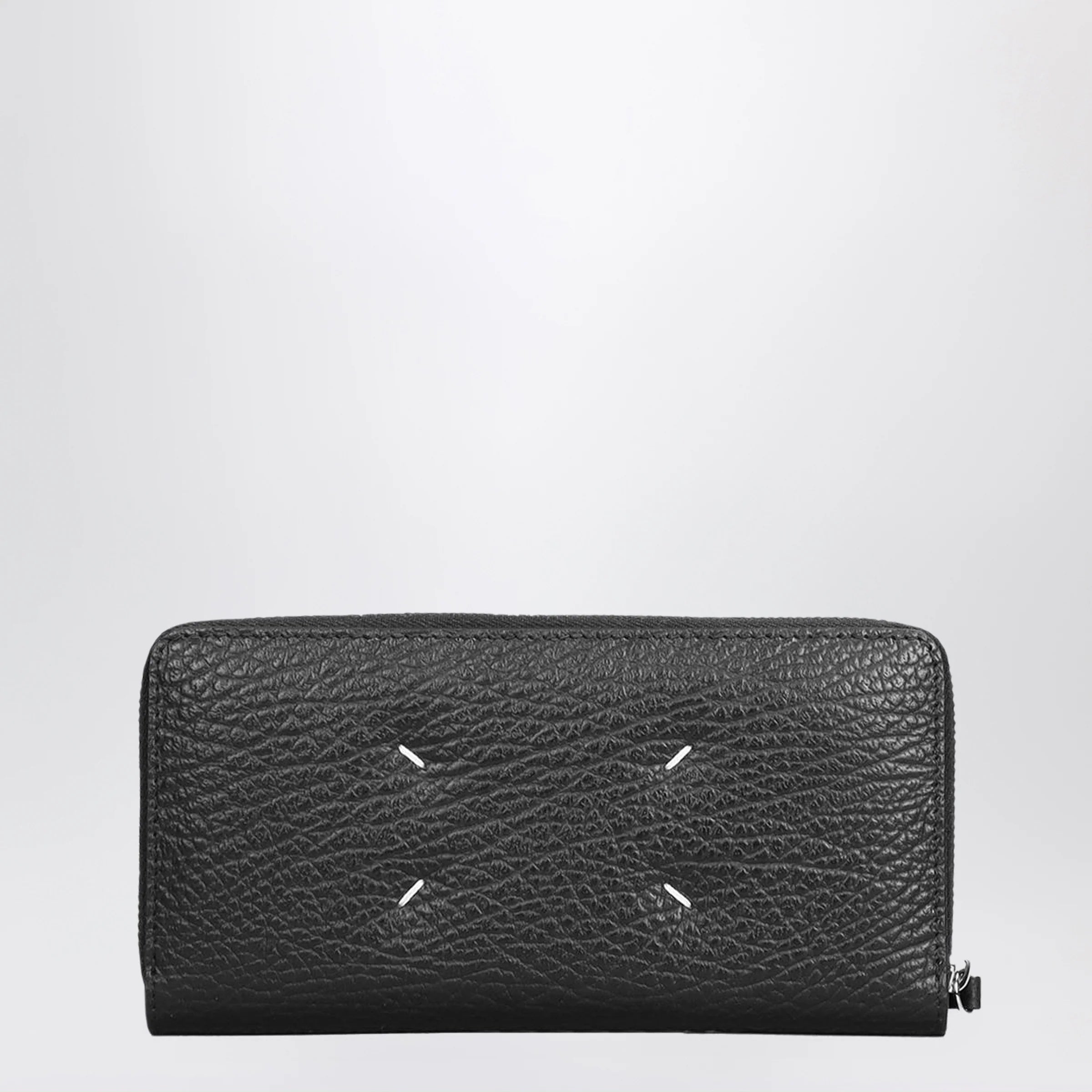Maison Margiela Four Stitches zip-around wallet black