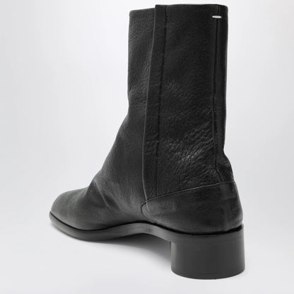 Maison Margiela Tabi leather ankle boots in black