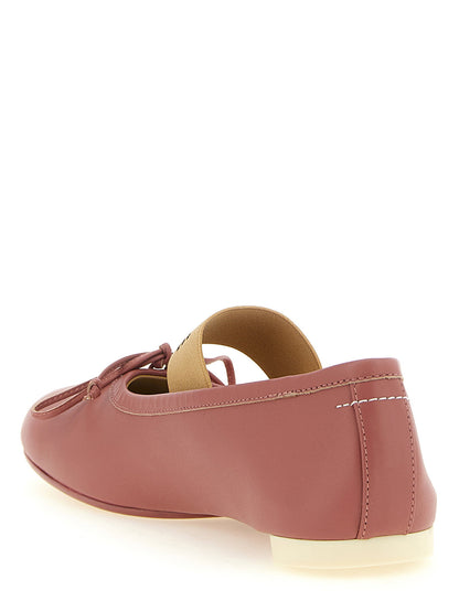 Mm6 Maison Margiela Anatomic Numeric Ballet Flats