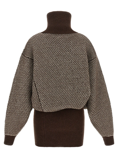 Mm6 Maison Margiela Numeric Signature Mm6 Reversible Dress