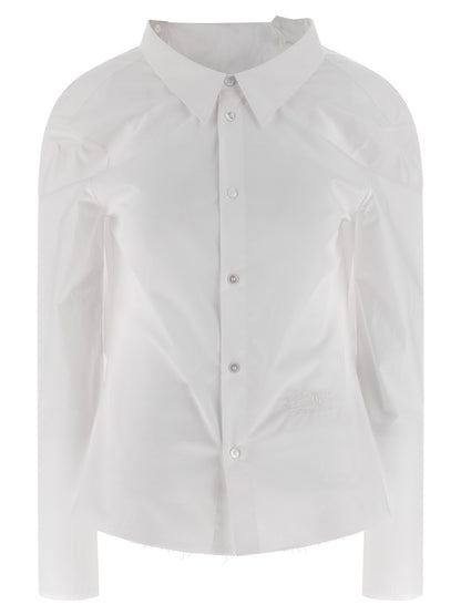 Mm6 Maison Margiela Numeric Signature Mm6 Embroidered Shirt