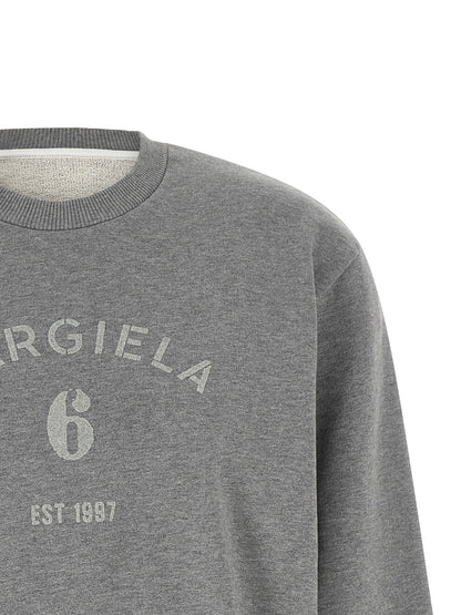 Mm6 Maison Margiela Logo Print Sweatshirt