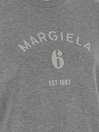 Mm6 Maison Margiela Logo Print Sweatshirt