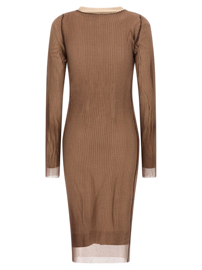 Mm6 Maison Margiela Trapped Double Layer Dress