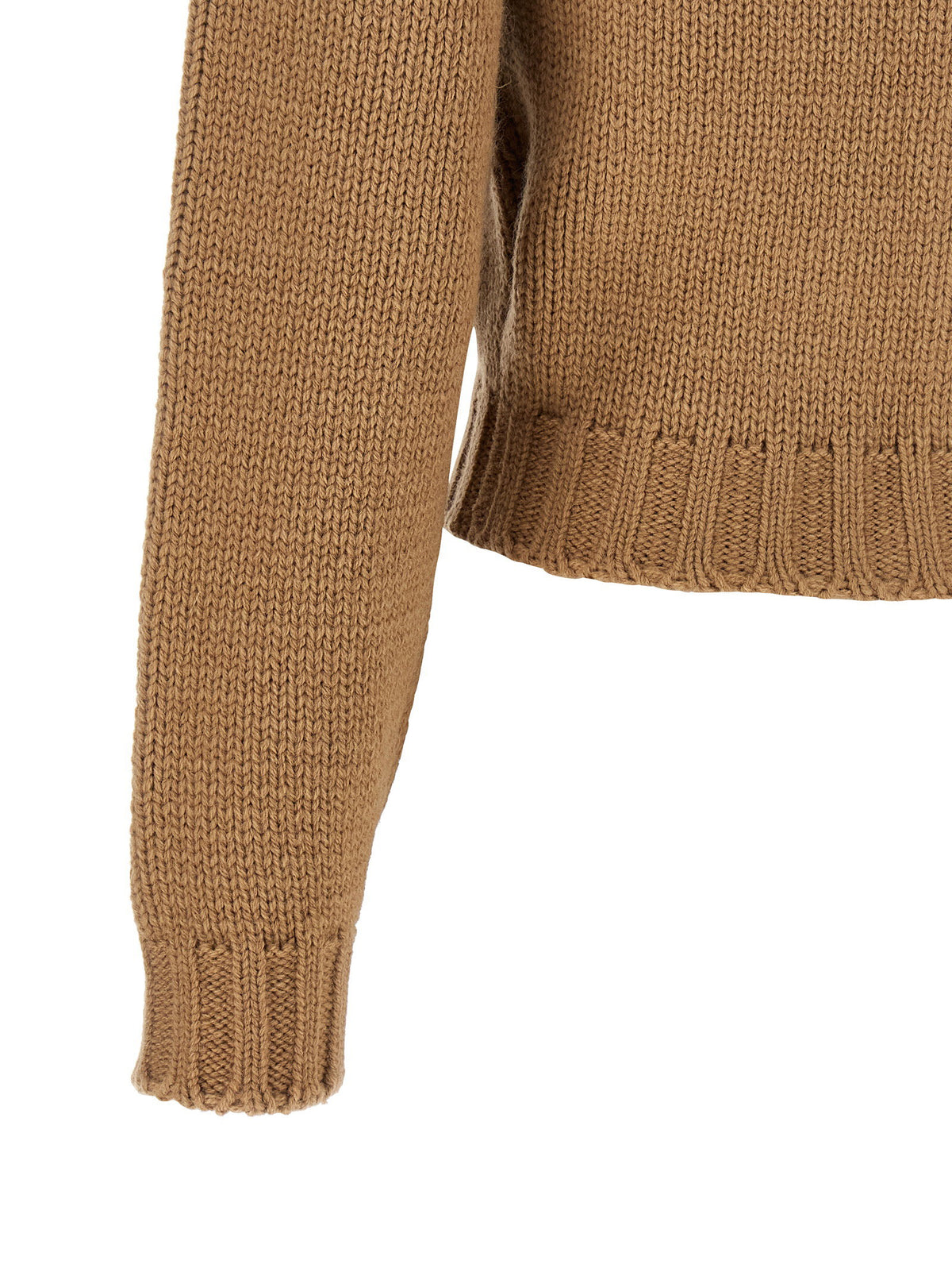 Mm6 Maison Margiela White Stitch Line Cardigan