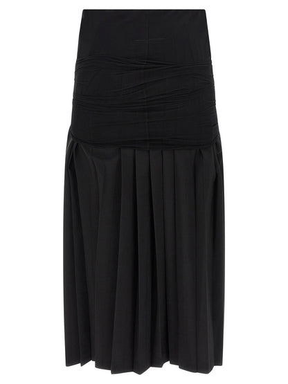 Mm6 Maison Margiela Double Layer Skirt