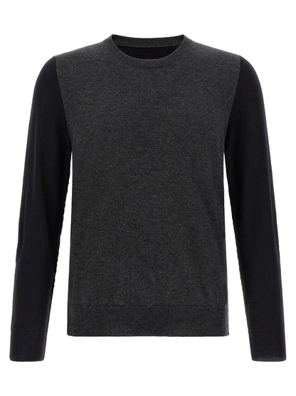 Maison Margiela Two-tone Wool Sweater