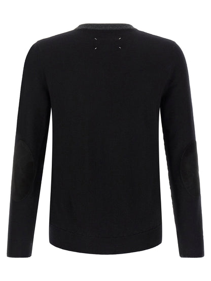 Maison Margiela Two-tone Wool Sweater