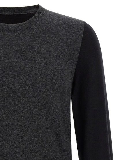 Maison Margiela Two-tone Wool Sweater