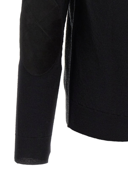 Maison Margiela Two-tone Wool Sweater