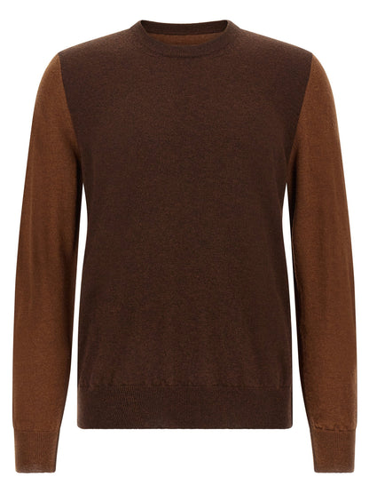 Maison Margiela Two-tone Wool Sweater