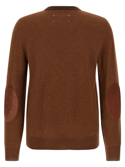 Maison Margiela Two-tone Wool Sweater