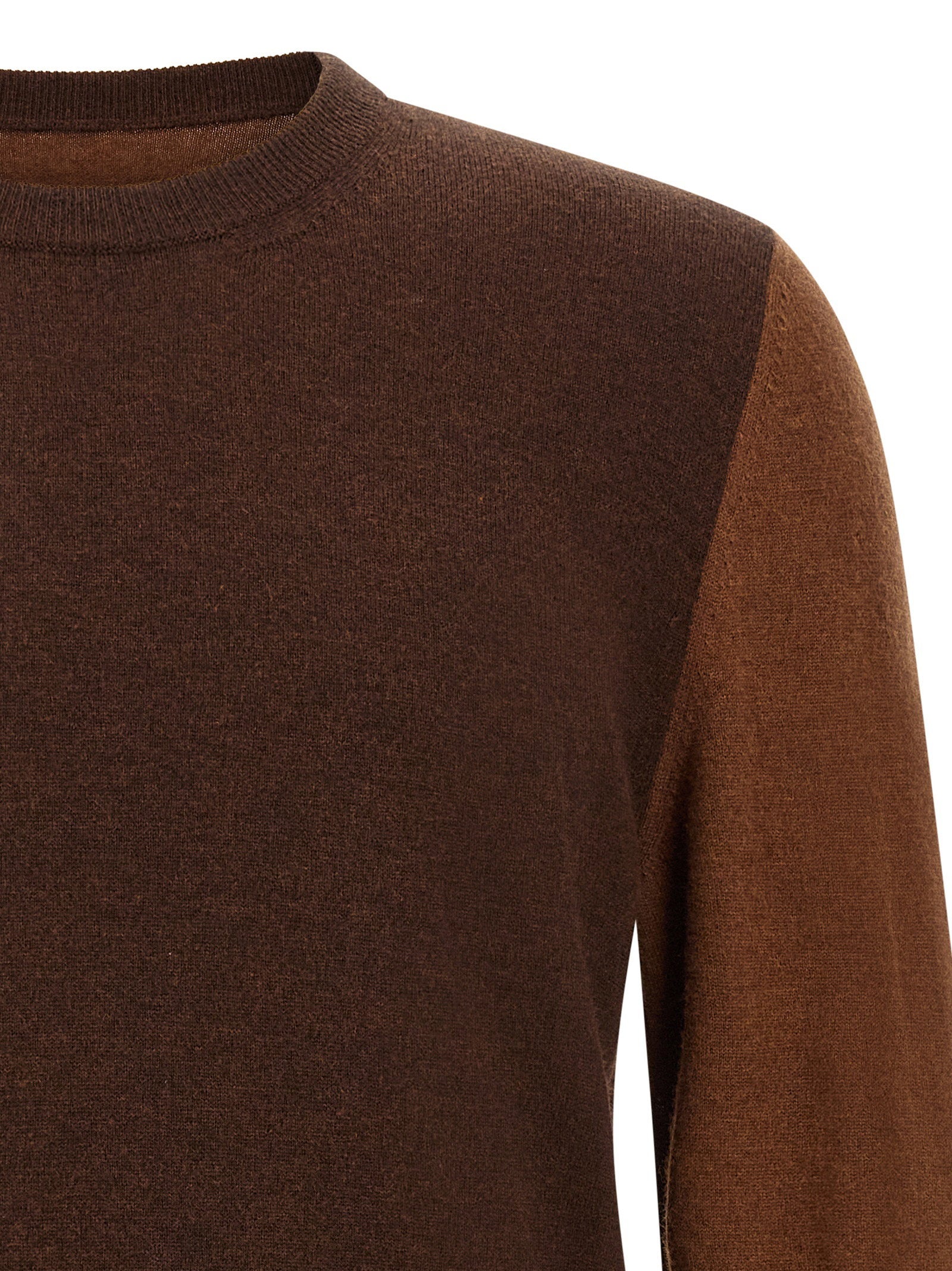 Maison Margiela Two-tone Wool Sweater