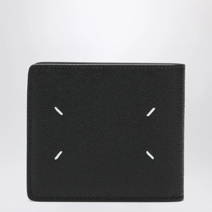 Maison Margiela Black Four Stitches Bi-Fold Wallet