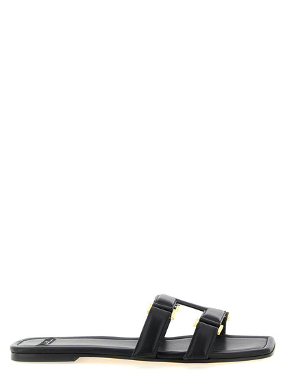 Elisabetta Franchi Nappa Leather Sandals