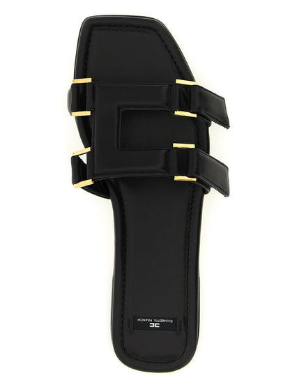 Elisabetta Franchi Nappa Leather Sandals