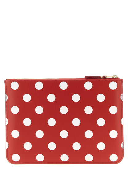 Comme Des Garcons Wallet Polka Dots Printed Wallet