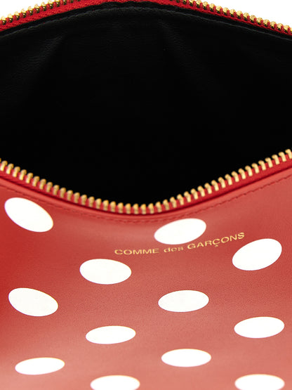 Comme Des Garcons Wallet Polka Dots Printed Wallet