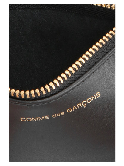 Comme Des Garcons Wallet Logo Print Wallet