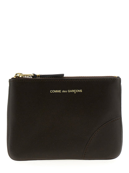 Comme Des Garcons Wallet Logo Leather Wallet