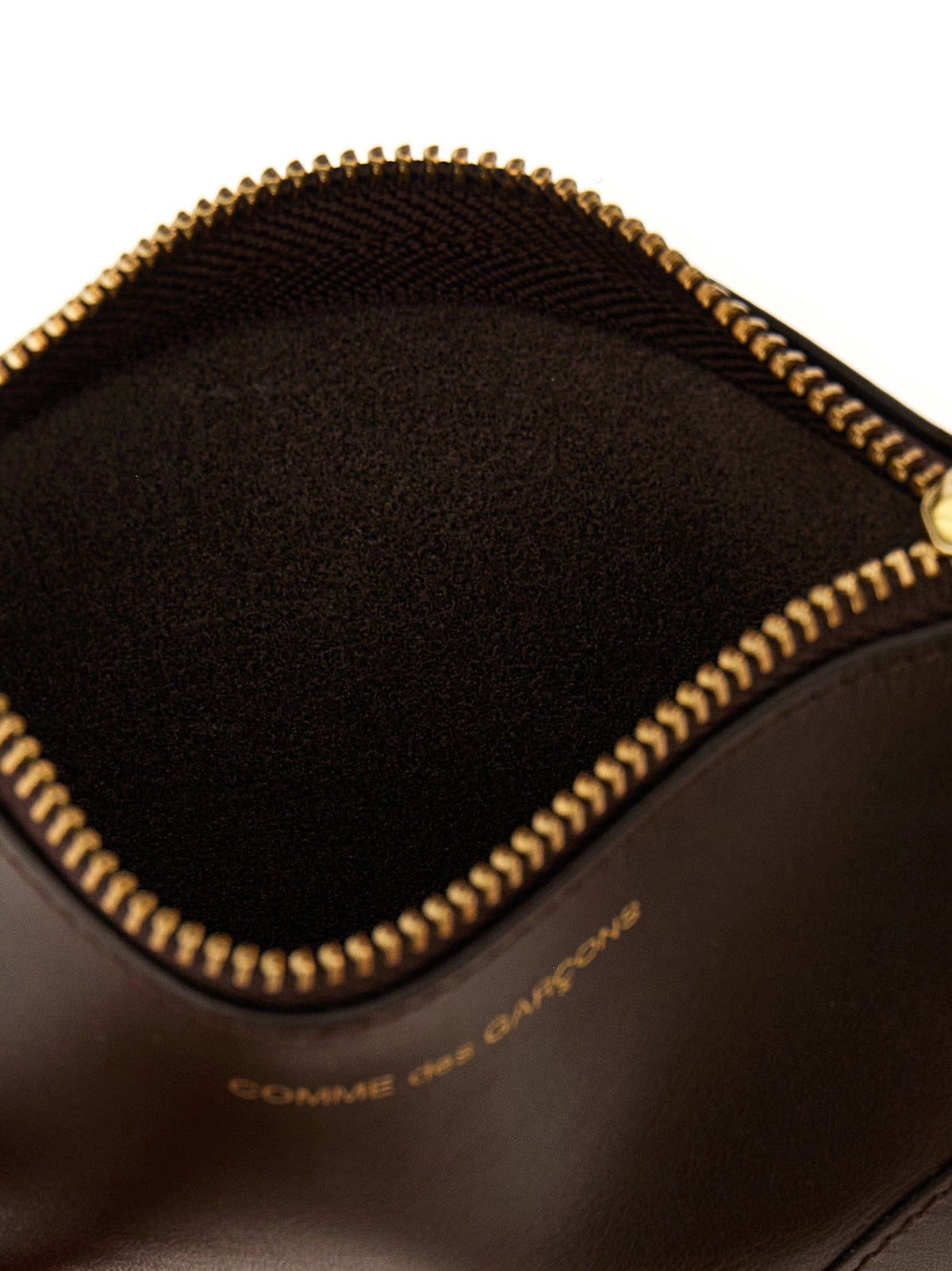 Comme Des Garcons Wallet Logo Leather Wallet