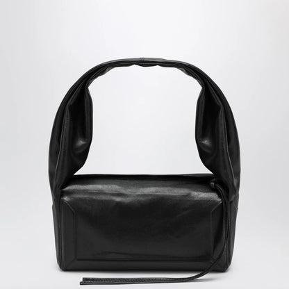 Maison Margiela Box East West Small Bag in Black Leather