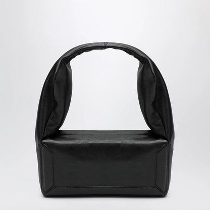 Maison Margiela Box East West Small Bag in Black Leather