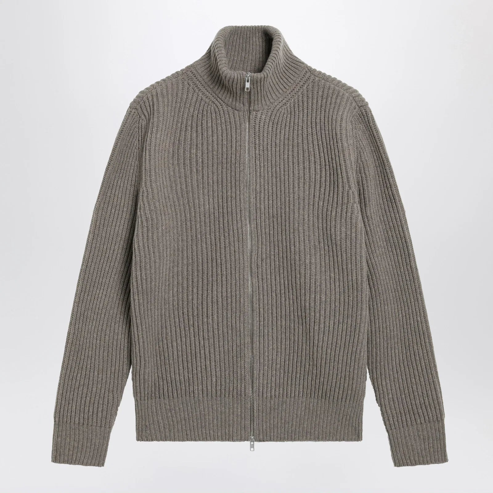 MM6 Maison Margiela Beige mélange wool cardigan